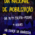 Dia Nacional de Mobilização deve reunir categorias em defesa de direitos