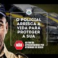 Material de divulgação contra o fim da aposentadoria policial