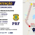 PRF realiza Operação Mão única entre Chorozinho e Pacajus no Domingo de Páscoa